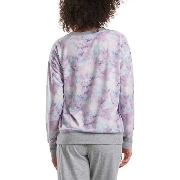 NWT Splendid women’s 2 piece matching pajama set purple gray floral - Picture 6 of 10